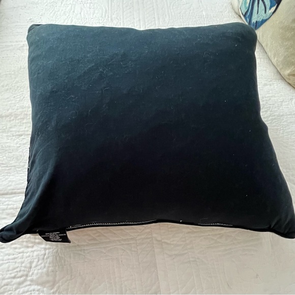 Pair 2 Envogue Embroidered 20x18 Sea Life Shell Blue Throw Feather Zip Pillows - Picture 9 of 12